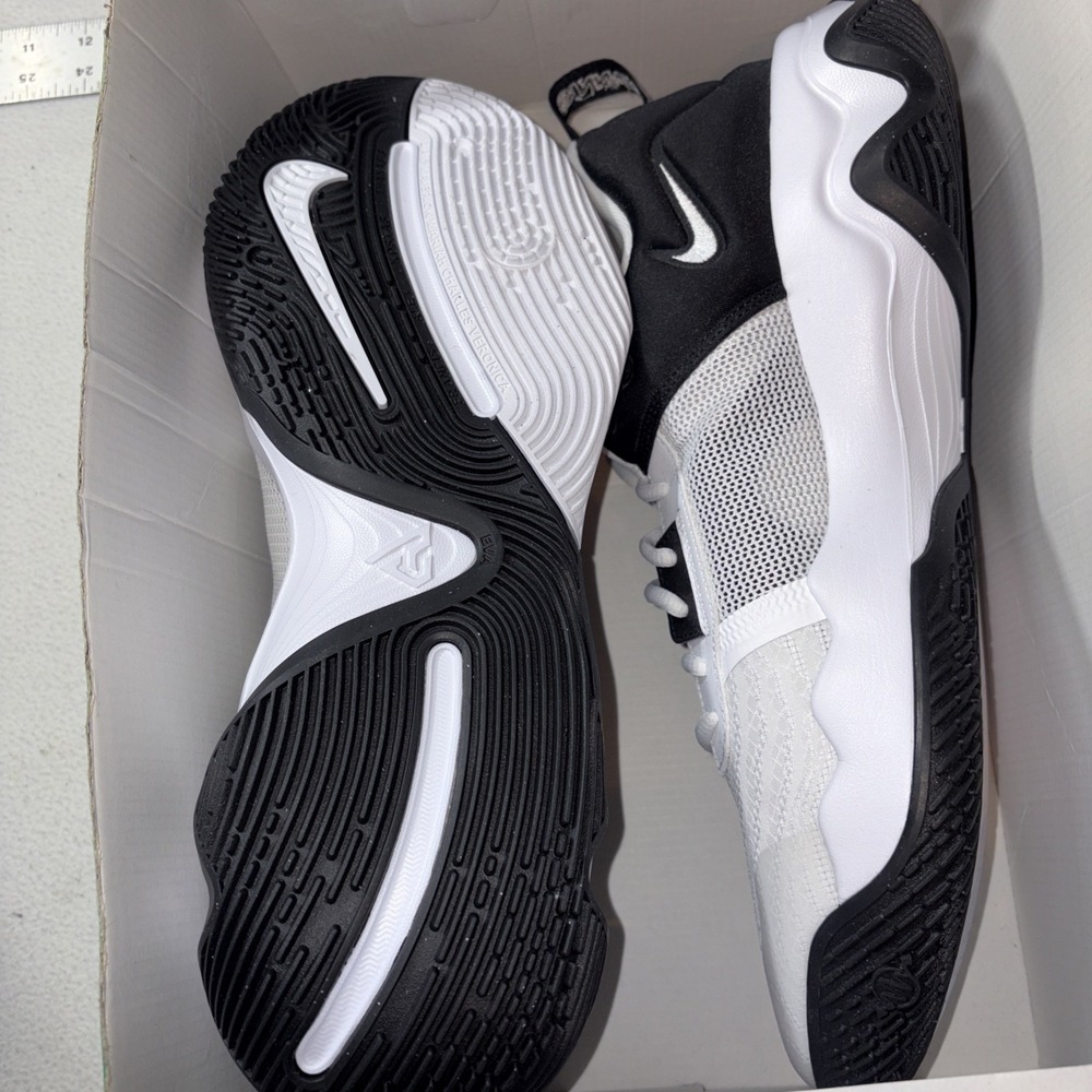 New Mens Size 14 White Nike Giannis Immortality 3 Basketball Shoes DZ7533 100 - Picture 3 of 6
